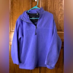 Womens Prospirit Size Medium Quarter Zip Purple/blue Pullover